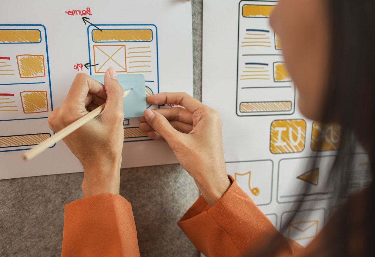 website hero section design