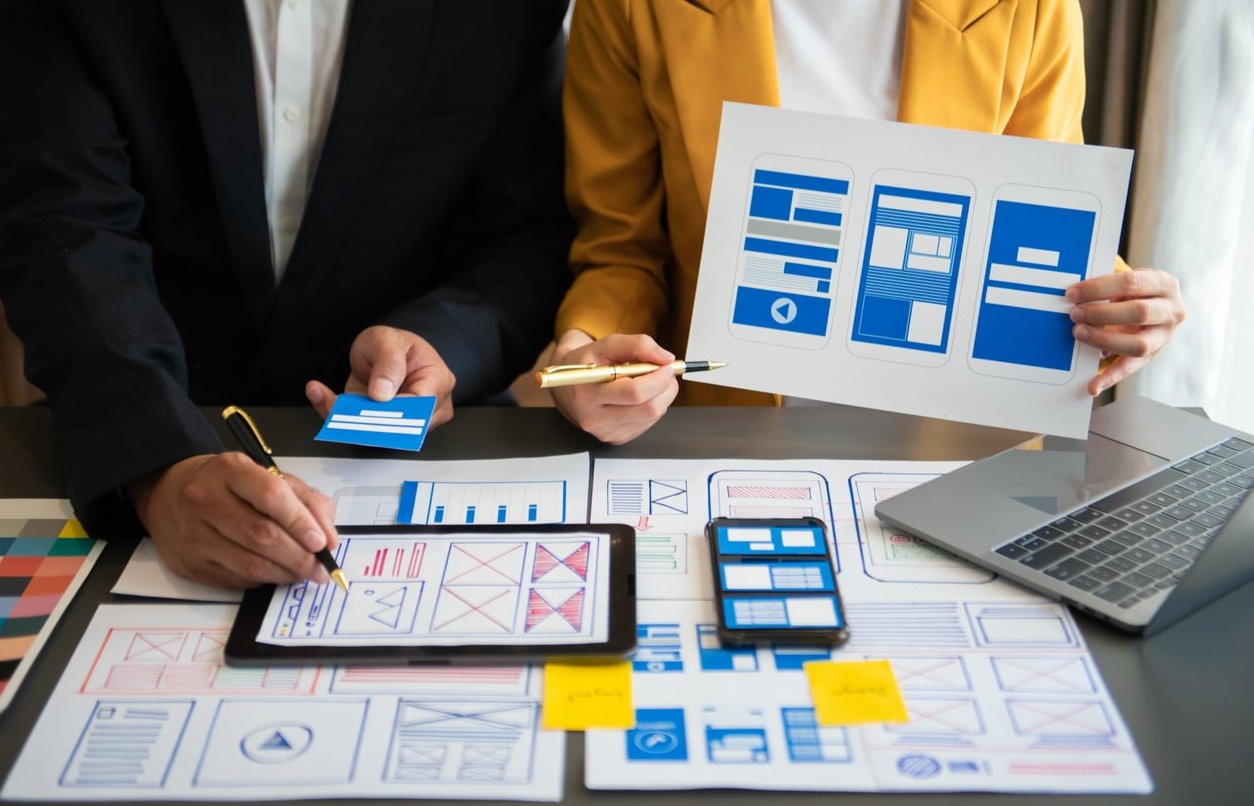 card ui design website